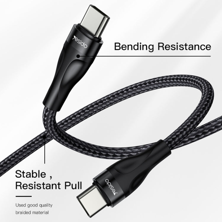 Yesido CA83 2.4A USB-C / Type-C to USB-C / Type-C Charging Cable, Length: 30cm - USB-C & Type-C Cable by Yesido | Online Shopping UK | buy2fix