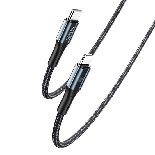 Yesido CA95 3A 20W USB-C / Type-C to 8 Pin Fast Charging Cable, Length: 1.2m - 2 in 1 Cable by Yesido | Online Shopping UK | buy2fix