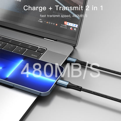 Yesido CA95 3A 20W USB-C / Type-C to 8 Pin Fast Charging Cable, Length: 1.2m - 2 in 1 Cable by Yesido | Online Shopping UK | buy2fix