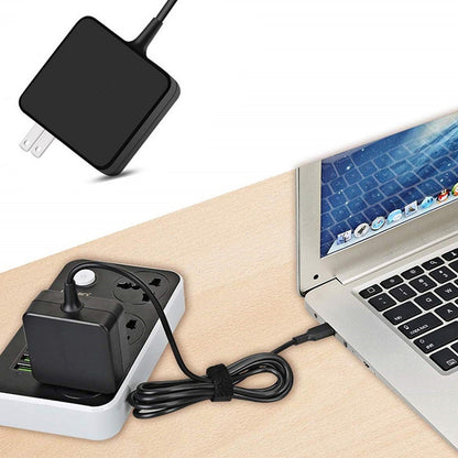 45W USB-C / Type-C Power Adapter Portable Charger for Laptops with Type-C Charging Cable, US Plug - USB Charger by buy2fix | Online Shopping UK | buy2fix