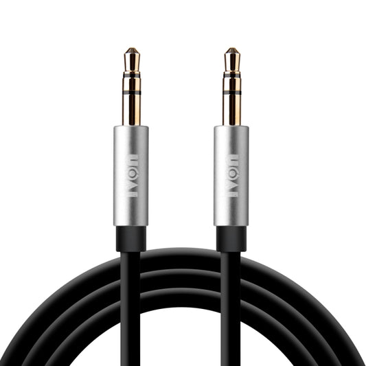 IVON CA55 3.5mm Male to Male AUX Audio Cable, Cable Length: 1m(Black) - Video & Audio Cable by IVON | Online Shopping UK | buy2fix