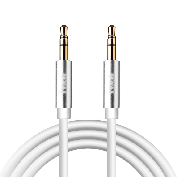 IVON CA55 3.5mm Male to Male AUX Audio Cable, Cable Length: 1m(White) - Video & Audio Cable by IVON | Online Shopping UK | buy2fix