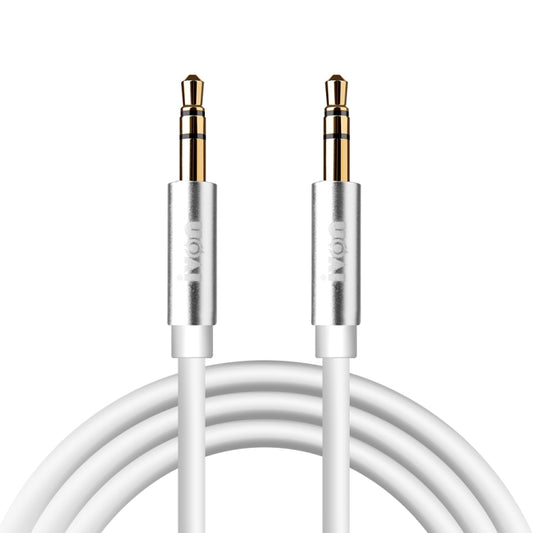 IVON CA55 3.5mm Male to Male AUX Audio Cable, Cable Length: 1m(White) - Video & Audio Cable by IVON | Online Shopping UK | buy2fix