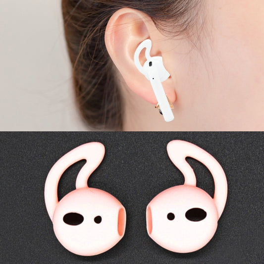 2pcs Wireless Bluetooth Earphone Silicone Ear Caps Earpads for Apple AirPods(Pink) - Anti-dust & Ear Caps by buy2fix | Online Shopping UK | buy2fix