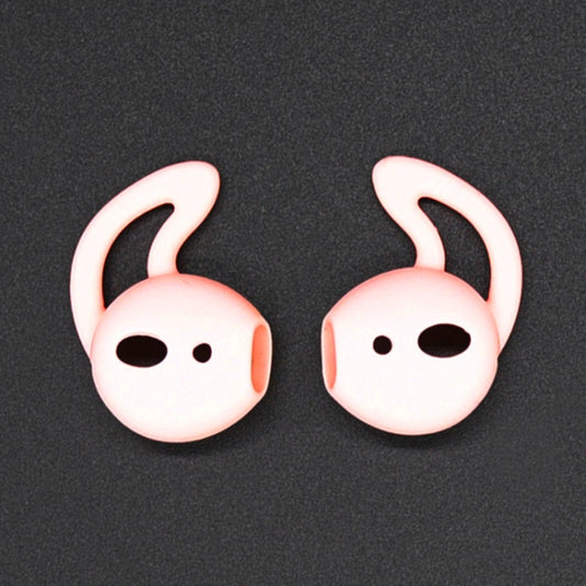 2pcs Wireless Bluetooth Earphone Silicone Ear Caps Earpads for Apple AirPods(Pink) - Anti-dust & Ear Caps by buy2fix | Online Shopping UK | buy2fix
