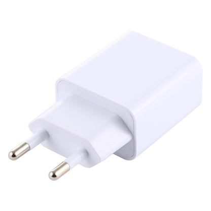 LZ-706 QC3.0 Single USB Port Travel Charger, EU Plug (White) - USB Charger by buy2fix | Online Shopping UK | buy2fix