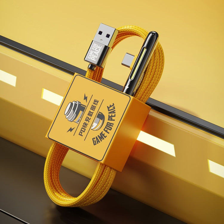 ROCK M3 Type-C / USB-C T-shape PD Fast Charging Data Cable, Length: 1m(Orange) - USB-C & Type-C Cable by ROCK | Online Shopping UK | buy2fix