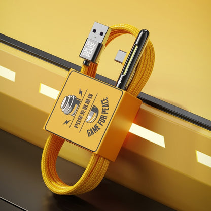 ROCK M3 Type-C / USB-C T-shape PD Fast Charging Data Cable, Length: 1m(Orange) - USB-C & Type-C Cable by ROCK | Online Shopping UK | buy2fix