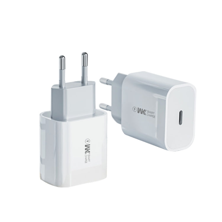 WK WP-U55 Max 20W Maxspeed PD Fast Charger (EU Plug) - USB Charger by WK | Online Shopping UK | buy2fix