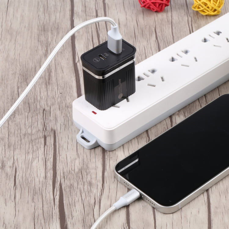46-A2C2 20W PD + QC3.0 USB Multifunction Fast Charger,US Plug(Black) - USB Charger by buy2fix | Online Shopping UK | buy2fix