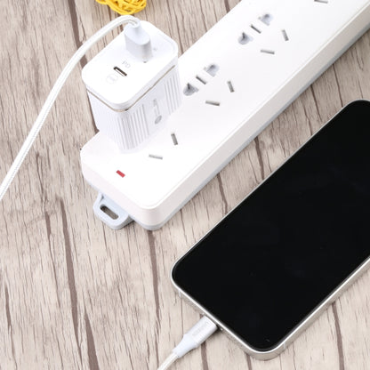 46-A2C2 20W PD + QC3.0 USB Multifunction Fast Charger,US Plug(White) - USB Charger by buy2fix | Online Shopping UK | buy2fix