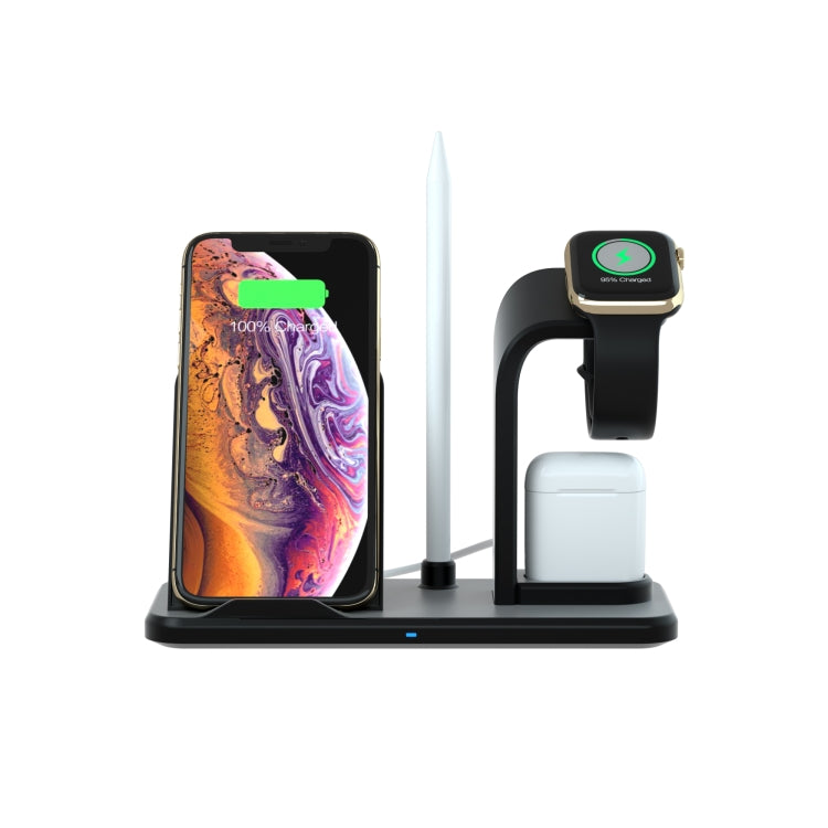 N35 3 in 1 Separated Design Quick Wireless Charger for iPhone, Apple Watch, AirPods(White) - Wireless Charger by buy2fix | Online Shopping UK | buy2fix