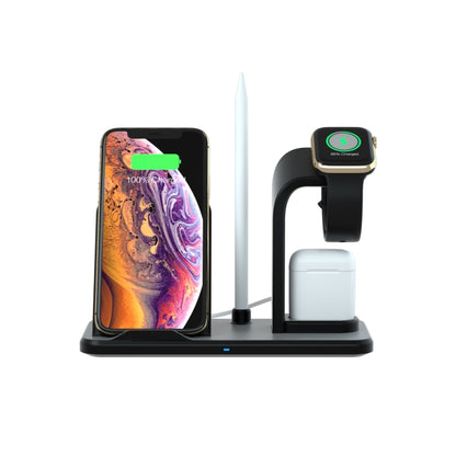 N35 3 in 1 Separated Design Quick Wireless Charger for iPhone, Apple Watch, AirPods(White) - Wireless Charger by buy2fix | Online Shopping UK | buy2fix