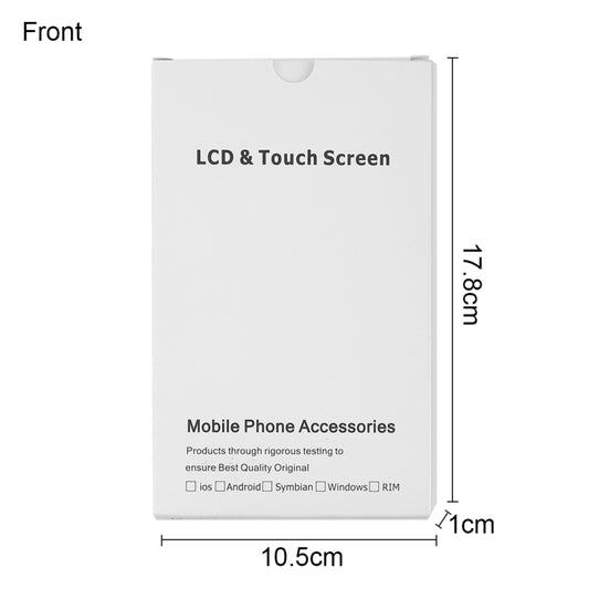 50 PCS Cardboard Packaging White Box for iPhone 8 Plus / 7 Plus LCD Screen - iPhone 8 Plus Parts by buy2fix | Online Shopping UK | buy2fix