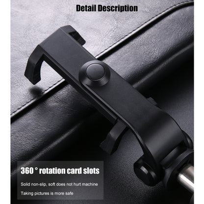 2 in 1 Foldable Bluetooth Shutter Remote Selfie Stick Tripod for iPhone and Android Phones(Black) - Selfie Sticks by buy2fix | Online Shopping UK | buy2fix