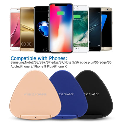 QK11 10W ABS + PC Fast Charging Qi Wireless Charger Pad(Black) - Wireless Charger by buy2fix | Online Shopping UK | buy2fix