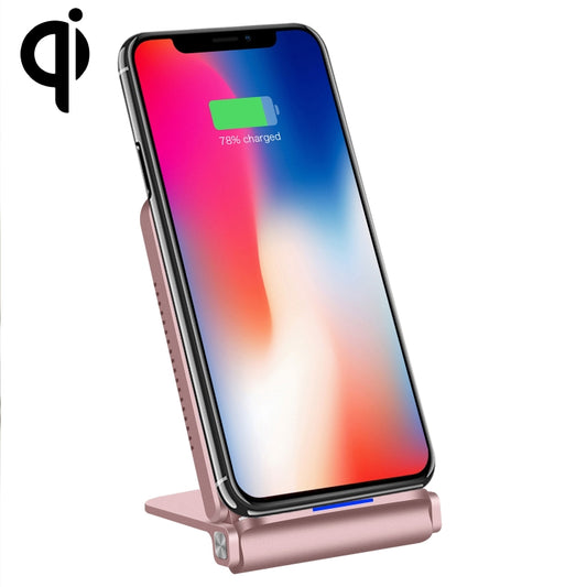 Q200 5W ABS + PC Fast Charging Qi Wireless Fold Charger Pad(Rose Gold) - Wireless Charger by buy2fix | Online Shopping UK | buy2fix