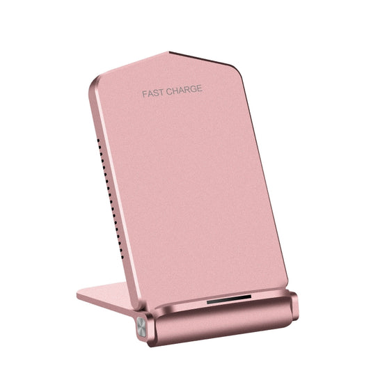 Q200 5W ABS + PC Fast Charging Qi Wireless Fold Charger Pad(Rose Gold) - Wireless Charger by buy2fix | Online Shopping UK | buy2fix