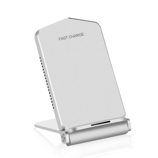 Q200 5W ABS + PC Fast Charging Qi Wireless Fold Charger Pad(Silver) - Wireless Charger by buy2fix | Online Shopping UK | buy2fix