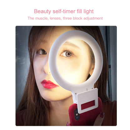 XJ18 LED Light Live Self-timer Flash Fill Light(Black) - Selfie Light by buy2fix | Online Shopping UK | buy2fix