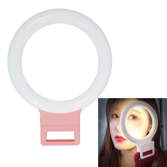 XJ18 LED Light Live Self-timer Flash Fill Light(Pink) - Selfie Light by buy2fix | Online Shopping UK | buy2fix