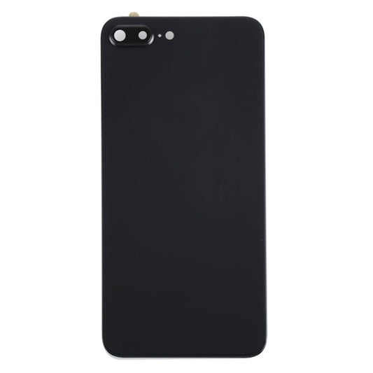 Back Cover with Adhesive for iPhone 8 Plus (Black) - iPhone 8 Plus Parts by buy2fix | Online Shopping UK | buy2fix