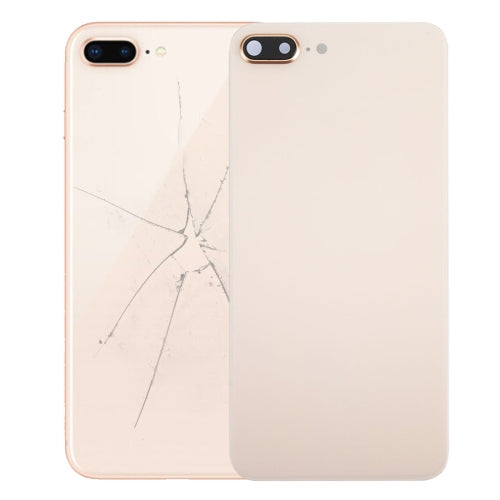 Back Cover with Adhesive for iPhone 8 Plus(Gold) - iPhone 8 Plus Parts by buy2fix | Online Shopping UK | buy2fix