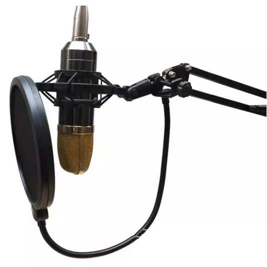 46mm Plastic Microphone Shock Mount Holder Stand, for Studio Recording, Live Broadcast, Live Show, KTV, etc. - Stand by buy2fix | Online Shopping UK | buy2fix
