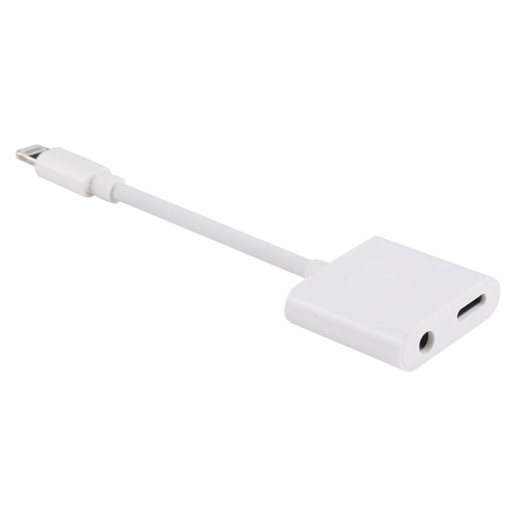 8 Pin Female + 3.5mm Audio Female to 8 Pin Male Charging & Listening Converter Adapter by buy2fix