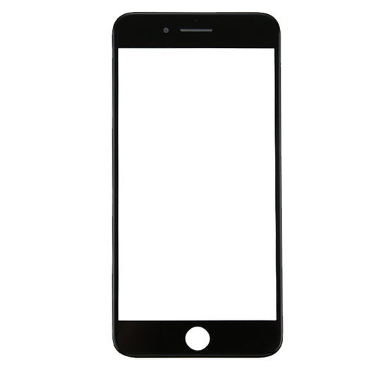 Front Screen Outer Glass Lens with Front LCD Screen Bezel Frame & OCA Optically Clear Adhesive for iPhone 8 Plus(Black) - iPhone 8 Plus Parts by buy2fix | Online Shopping UK | buy2fix