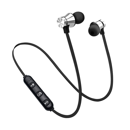 XT11 Magnetic In-Ear Wireless Bluetooth V4.2 Earphones(Silver) - Neck-mounted Earphone by buy2fix | Online Shopping UK | buy2fix