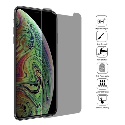 For iPhone 11 Pro Max / XS Max 9H 3D Privacy Anti-glare Non-full Screen Tempered Glass Screen Protector - iPhone XS Max Tempered Glass by buy2fix | Online Shopping UK | buy2fix