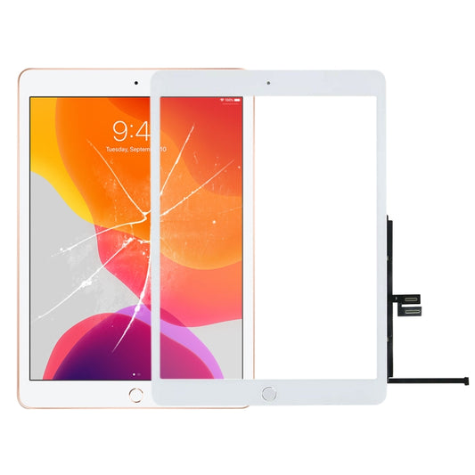 Touch Panel with Home Button for iPad 10.2 (2019) / 10.2 (2020) A2197 A2198 A2270 A2428 A2429 A2430 (White) - iPad 8 (2020) by buy2fix | Online Shopping UK | buy2fix