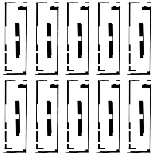 10 PCS pour iPad 4 / Nouvel iPad (iPad 3) Adhésif pour numériseur à écran tactile