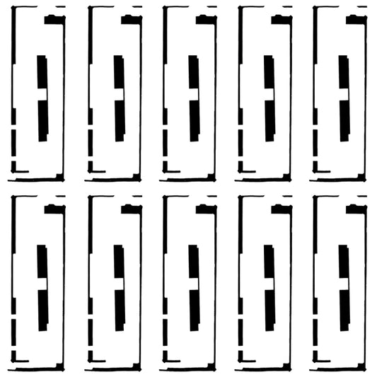 10 PCS for iPad 4 / New iPad (iPad 3)  Touch Panel Digitizer Adhesive - iPad 4 by buy2fix | Online Shopping UK | buy2fix