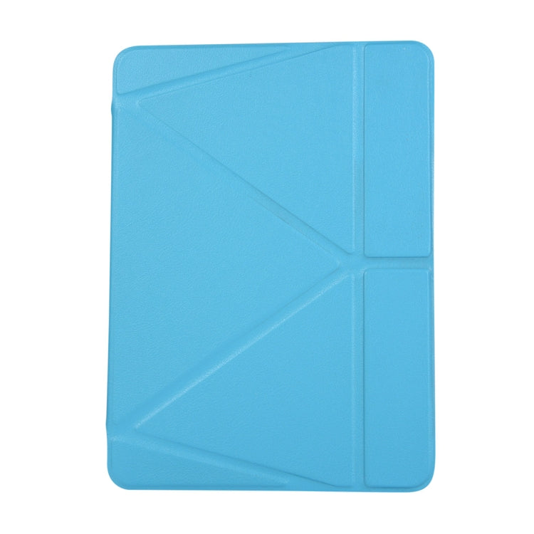 PU Leather Case for iPad Pro 11 inch (2018), with Multi-folding Holder & Sleep / Wake-up Function(Lake Blue) - iPad Pro 11 (2018) Cases by buy2fix | Online Shopping UK | buy2fix