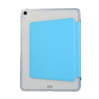 PU Leather Case for iPad Pro 11 inch (2018), with Multi-folding Holder & Sleep / Wake-up Function(Lake Blue) - iPad Pro 11 (2018) Cases by buy2fix | Online Shopping UK | buy2fix