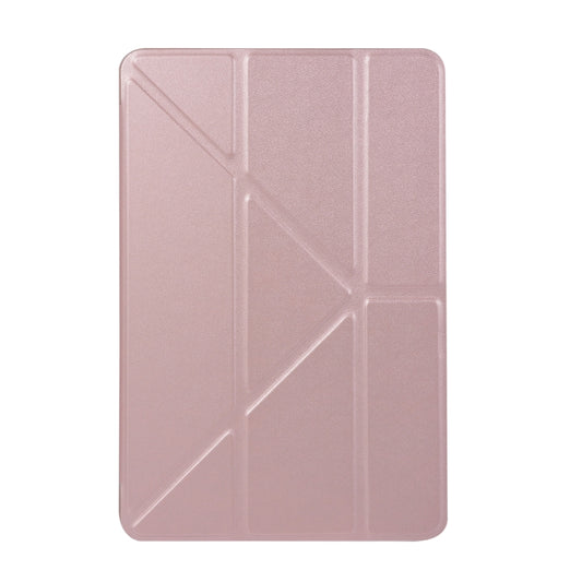 Honeycomb TPU Bottom Case Horizontal Deformation Flip Leather Case for iPad Mini 2019，with Holder (Rose Gold) - iPad mini (2019) / mini 5 Cases by buy2fix | Online Shopping UK | buy2fix