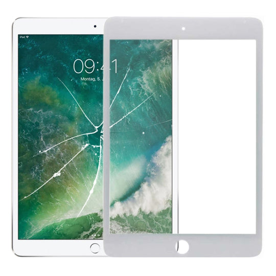 Frontscheibe, äußere Glaslinse für iPad Mini 5 A2124 A2126 A2133 (Weiß)