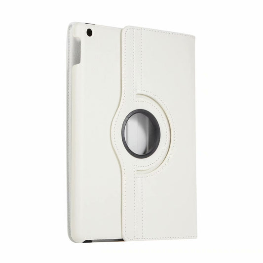 For iPad 10.2 / iPad Air 2019 10.5 / iPad 10.2 2020 Litchi Texture Horizontal Flip 360 Degrees Rotation Leather Case(White) by buy2fix