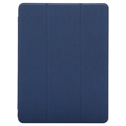 Cloth Texture Pattern Horizontal Flip Leather Case for iPad Pro 10.5 inch ,with Three-folding Holder & Pen Slots (Blue) - iPad Pro 10.5 inch Cases by buy2fix | Online Shopping UK | buy2fix