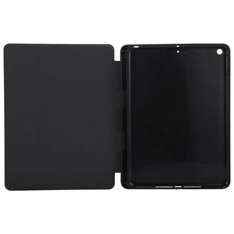 Cloth Texture Pattern Horizontal Flip Leather Case for iPad Pro 10.5 inch ,with Three-folding Holder & Pen Slots (Blue) - iPad Pro 10.5 inch Cases by buy2fix | Online Shopping UK | buy2fix