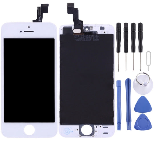 Écran LCD et numériseur complet pour iPhone SE (blanc)