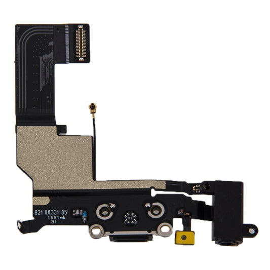 Original Charging Port + Audio Flex Cable for iPhone SE(Black) - SE 1st Generation Parts by buy2fix | Online Shopping UK | buy2fix