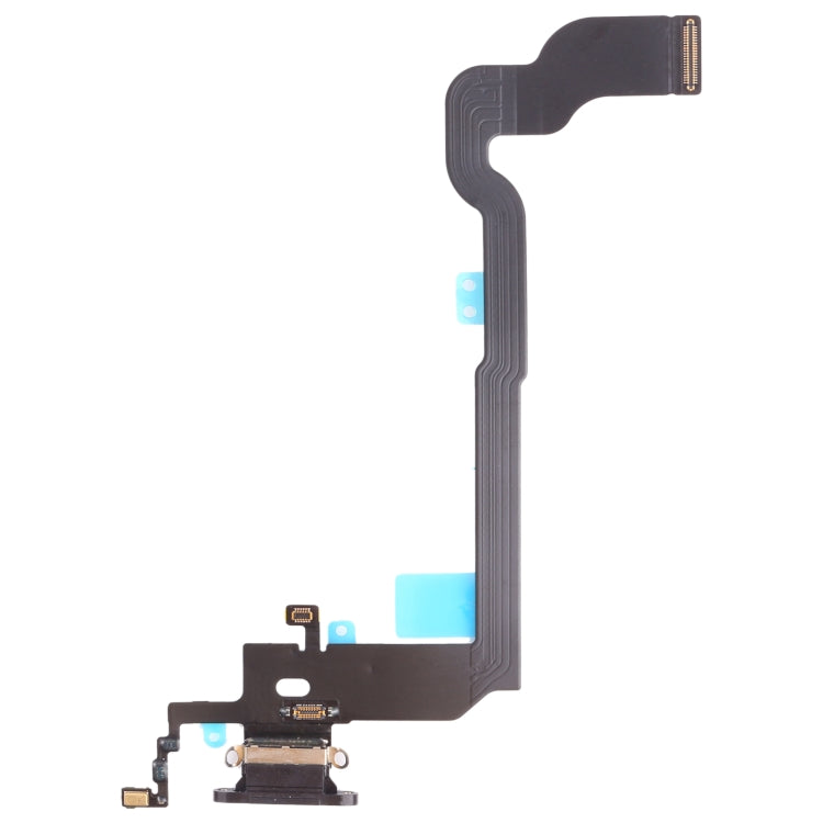 Original Charging Port Flex Cable for iPhone X (Black) by buy2fix
