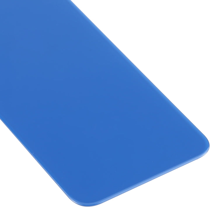 Easy Replacement Big Camera Hole Glass Back Battery Cover for iPhone X / XS(Blue) by buy2fix