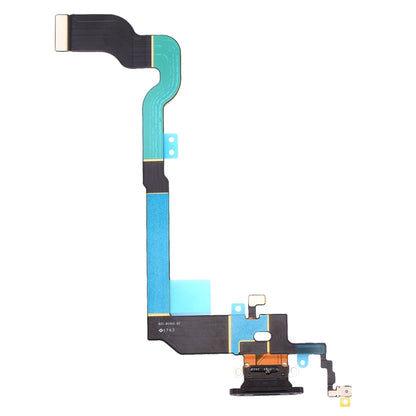 Charging Port Flex Cable for iPhone X(Black) - Flex Cable by buy2fix | Online Shopping UK | buy2fix