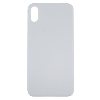 Glass Battery Back Cover for iPhone X(White) by buy2fix