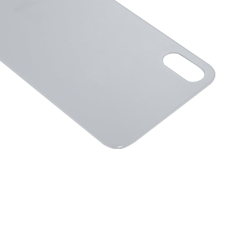 Glass Battery Back Cover for iPhone X(White) by buy2fix