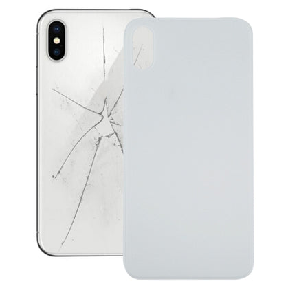 Glass Battery Back Cover for iPhone X(White) by buy2fix